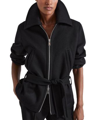 Reiss Ada Wool-Blend Short Coat