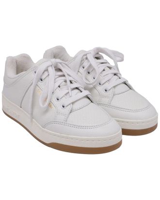 Saint Laurent Womens Leather Sl/61 Low-Top Sneaker (Authentic Pre-Loved)