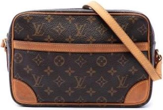 Louis Vuitton Pre-owned Trocadero 27 - Dames - Vintage Schoudertas - Bruin - ONE Size - Leer - Vintage