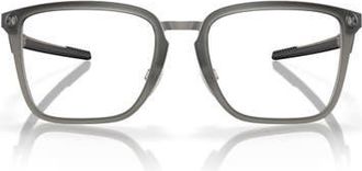 Oakley 56mm Rectangle optical glasses in Grey at Nordstrom