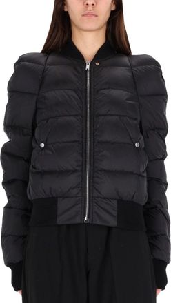 Rick Owens Cropped Black Puffer Jacket