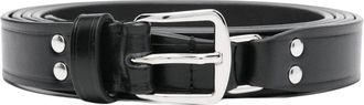 Ann Demeulemeester Mape Long Riem - Dames - Accessoires - Zwart - Maat: 80 CM Leer