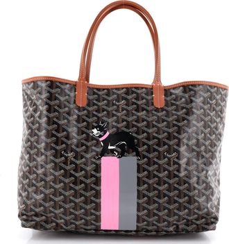 Goyard Saint Louis Tote Printed Coated Canvas PM