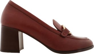 Ferragamo Ferragamo Gancini Ornament Heeled Loafers