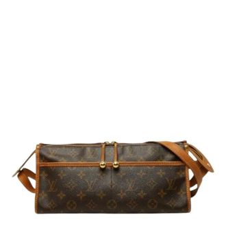 Louis Vuitton Pre-owned Popincourt Long Monogram Schoudertas - Dames - Pre-owned - Bruin - Maat: ONE Size Leer