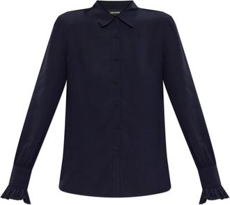 Zadig&Voltaire Overhemden, Dames, Blauw, XS, Shirt Thely