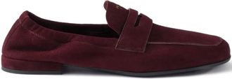 Prada Mocassini con stampa - Rosso