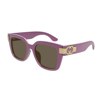 Gucci Accessoires, unisex, Paars, ONE Size, Gg 1690Sk Zonnebril