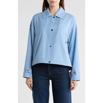 Bernardo Stripe Jacket in Light Blue at Nordstrom Rack, Size X-Small