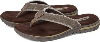 Skechers Relaxed Fit 360 Supreme - Bosnia Mens Sandals Chocolate : 10 D - Medium, Canvas