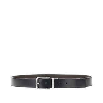 Emporio Armani Cintura reversibile in pelle con logo Man One Size