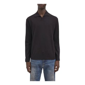 Paolo Pecora Polo Shirt Vestibilit&agrave; Ampia - - Tops - Uomo - Nero - M