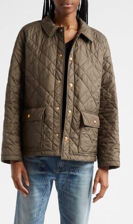 Nili Lotan Helah Quilted Jacket in Army Green at Nordstrom Rack, Size Large
