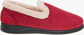 Padders Womens Padders REPOSE Womens (2E Fit) Full Slippers Red - Size: 6