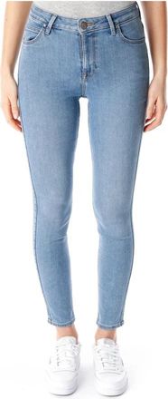 Lee Skinny Jeans - Dames - Skinny Jeans - Blauw - W26 L31 - Denim - Jeans