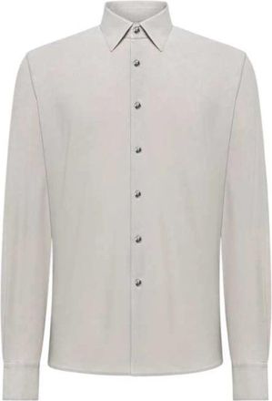 Roberto Ricci Design Techno Wash Piqu&eacute; Shirt - Heren - Casual Overhemden - Grijs - 2XL - Overhemden
