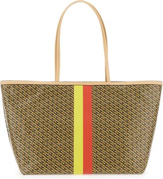 Tory Burch Womens Tote Bag The Racer Multicolour Cotton