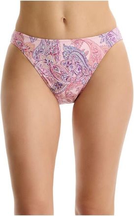 Gottex Boho Bloom Classic Mid Rise Swim Bottom in Pink-Multi at Nordstrom, Size 10