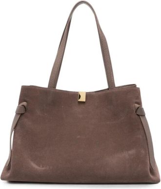 Yuzefi Handbag Suede Gyoza Tote Bag