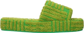 Bottega Veneta Damens Stoffpantoffeln und Clogs Gr&uuml;n/Sittich