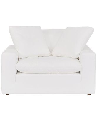 Armen Living Liberty 51.5 Upholstered Chair And A Half