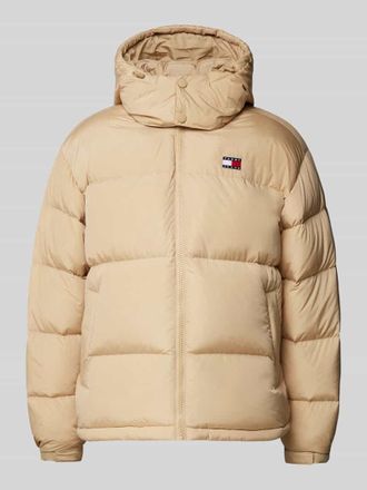 Tommy Jeans Steppjacke mit Kapuze Modell ALASKA in Beige, Gr&ouml;&szlig;e S