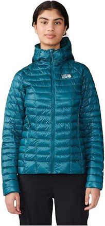 Mountain Hardwear Ghost Whisperertm Hoody Womens Clothing Jack Pine : XL, Nylon
