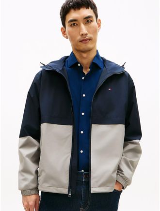 Tommy Hilfiger Mens TH Performance Water-Resistant Jacket - Multi - XXL