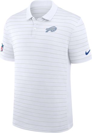 Nike Buffalo Bills Rivalries Collection Sideline Victory Striped Nike Mens Dri-FIT NFL Polo in White | 03BG0CEB81-5U0