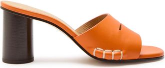 J.W.Anderson 70 Leather Loafer Mules - Orange - 38 (IT38 / UK5)