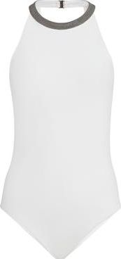 Brunello Cucinelli One-piece swimsuit in White at Nordstrom, Size 3X-Large Eu