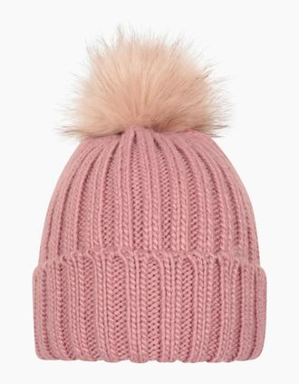 Mountain Warehouse Womens Mountain Warehouse Womens/Ladies Geneva Borg Lined Beanie - Pink - Size: ONE size