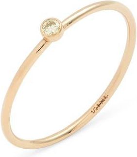 Nashelle Birthstone Ring in August Gold at Nordstrom, Size 8