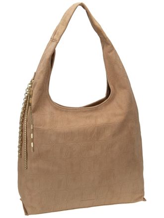 Fredsbruder FREDsBRUDER Leather Shoulder Bag Velvet Wild Hobo Camel Light Brown