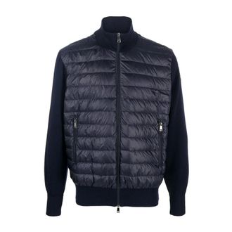 Paul & Shark Hybrid Full Zip Jacket in Lana - male - Paul & Shark - Winter Jackets - Blue - 2XL - Jackets