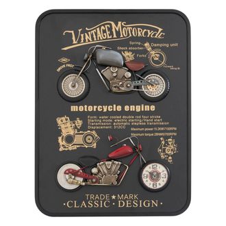 Atmosphera Orologio Mike 60x80 Cm Nero - Atmosphera Cr&eacute;ateur DInt&eacute;rieur