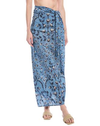 Agua Bendita Agua By Agua Bendita Tinaja Silk-Blend Caftan