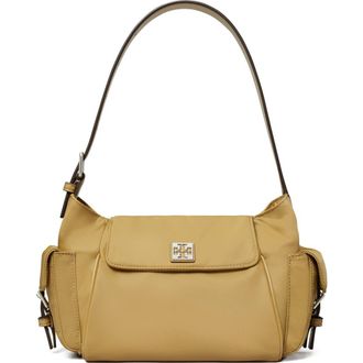 Tory Burch Virginia Pocket Nylon Shoulder Bag in Wheat at Nordstrom