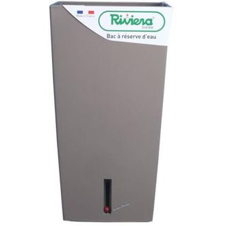 Riviera & Bar Riviera - Maceta Cuadrada Eva New De Pl&aacute;stico - 28 X 28 X H 52 Cm - 31 L - Tostado