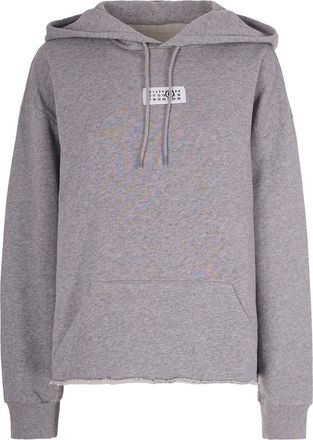 Maison Margiela Grey Sweatshirt With Logo