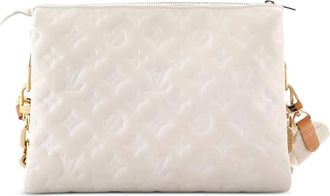 Louis Vuitton Coussin Bag Monogram Embossed Lambskin PM crossbody bag - Wit