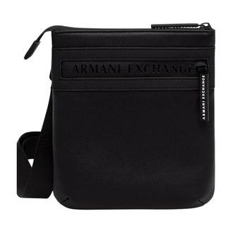 A|X Armani Exchange Heren, Tassen, Zwart, Maat: ONE Size Leer