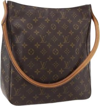 Louis Vuitton Pre-owned Canvas Schoudertas - Dames - Vintage Schoudertas - Bruin - ONE Size - Vintage