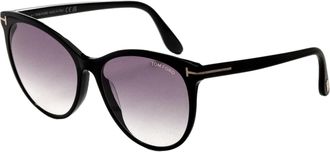 Tom Ford Womens 59mm Shiny Black Sunglasses FT0787-01B-59