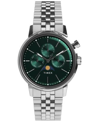Timex Marlin Heren Zilveren Horloge TW2Y09900