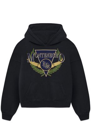 Rhude MONTENEGRO HOODIE Size: L, colour: BLACK