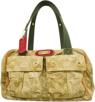 Louis Vuitton Pre-owned Handbags, female, Green, Size: ONE SIZE Pre-owned Fabric Handbag