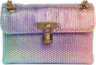 Kurt Geiger Mini Brixton Fabric Crossbody Bag in Purple Rainbow at Nordstrom Rack