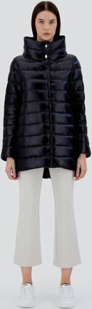 Herno Amelia A-Shape Jacket In Black