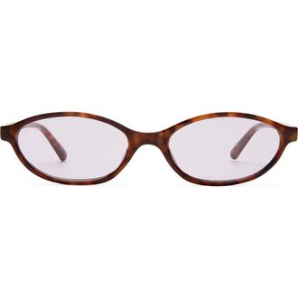 AIRE Earthshine 54mm Oval Sunglasses in Amber Tort /Lavendar Tint at Nordstrom